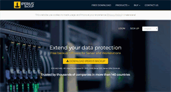 Desktop Screenshot of iperiusbackup.com